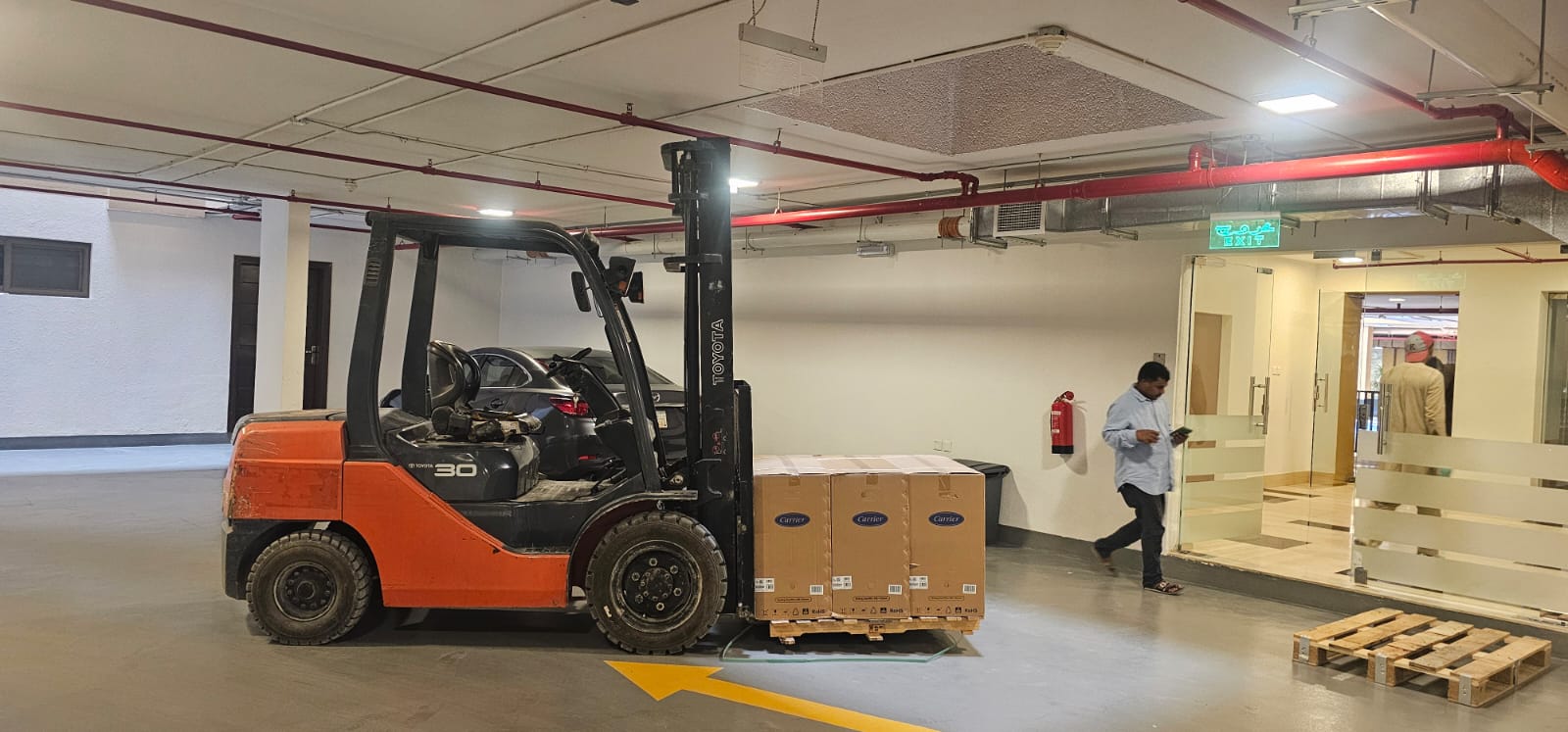 Equipment at client site