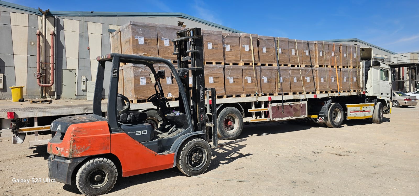 Equipment performing work