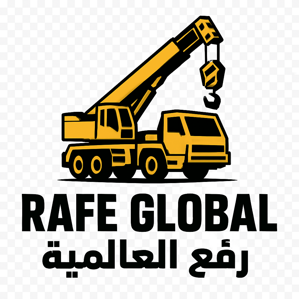شعار شركة رفع العالمية لتأجير المعدات الثقيلة في السعودية - تأجير كرينات ورافعات