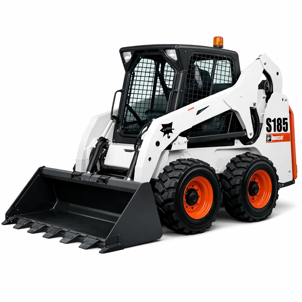 Bobcat S185 for rent in Riyadh, Jeddah, Dammam - 2026 model - powerful Bobcat for medium to large projects