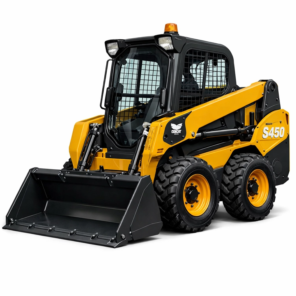 Bobcat S450 Compact Track Loader for rent in Saudi Arabia - 2026 model - mid-size for construction projects
