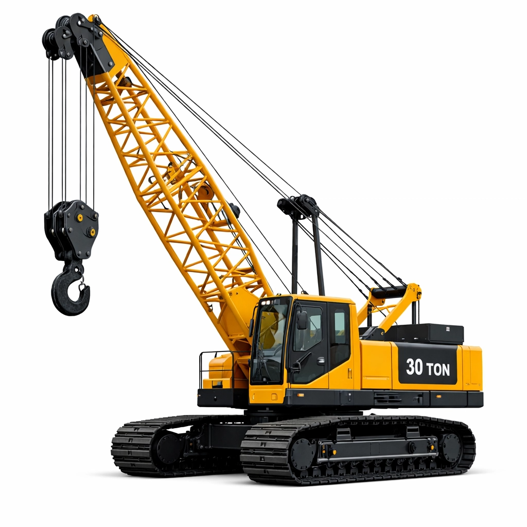Crawler crane for sandy and rough terrain - crane rental in Saudi Arabia