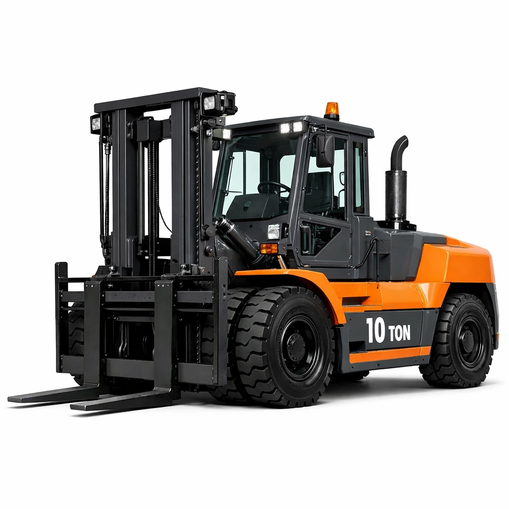 10 ton forklift for rent in Saudi Arabia - giant forklift for major industrial projects