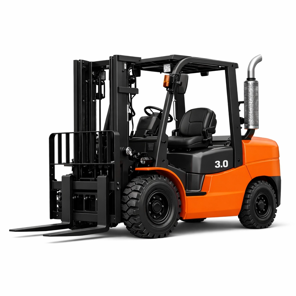 Diesel forklift 3 ton for rent - mid-size diesel forklift