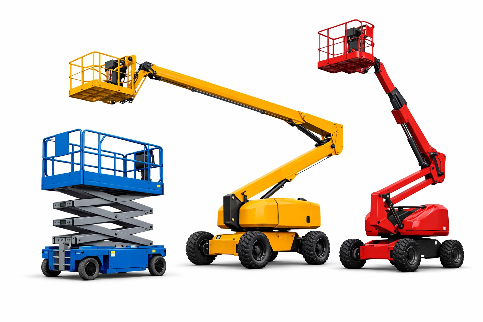 Scissor lift and manlift rental in Saudi Arabia