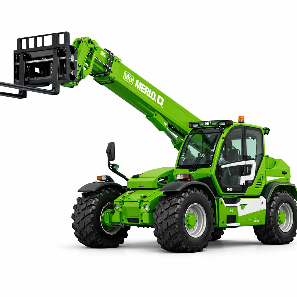 Merlo 6 ton 18 m for rent - heavy duty telescopic handler for industrial projects