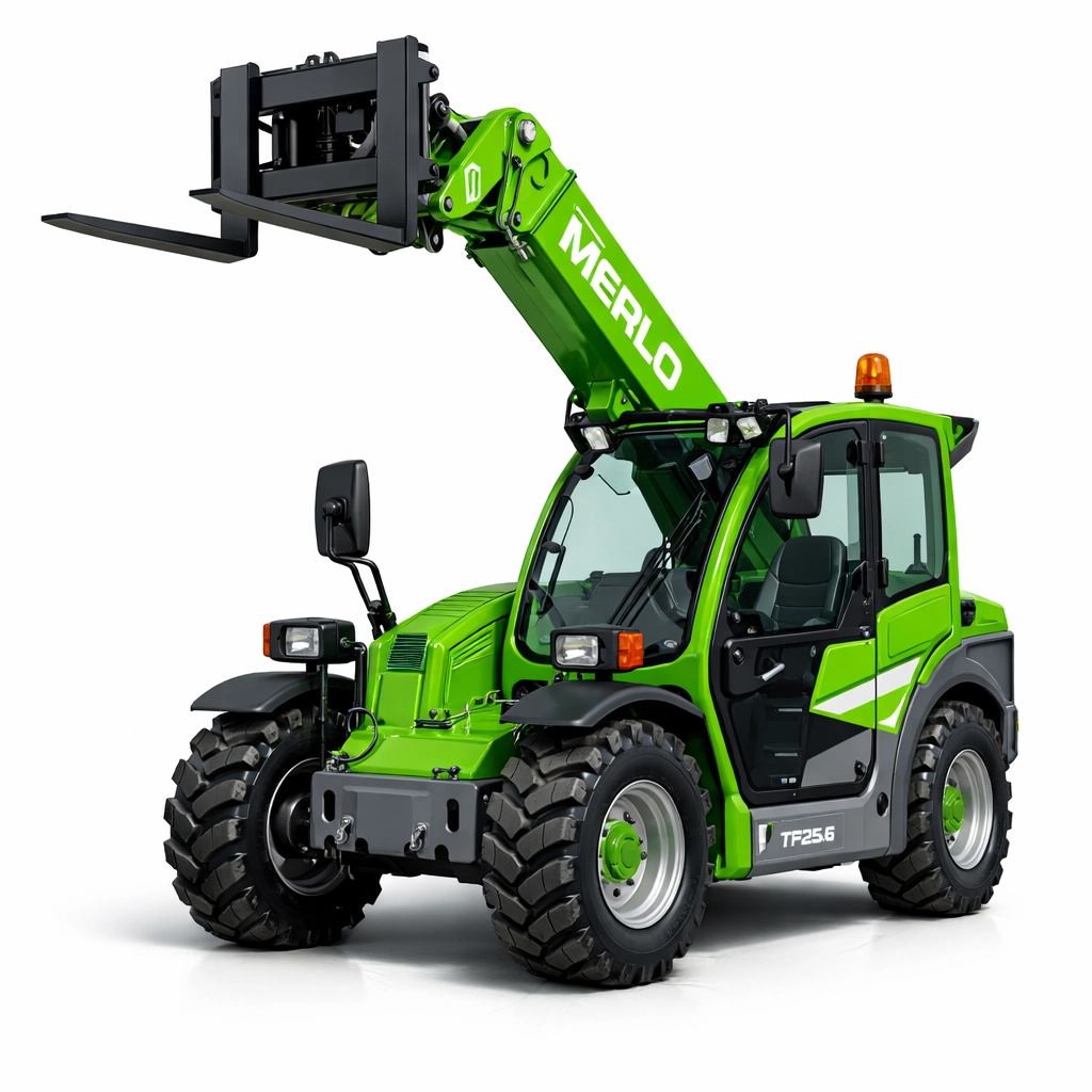 Merlo 2.5 ton for rent - small telescopic handler for warehouses