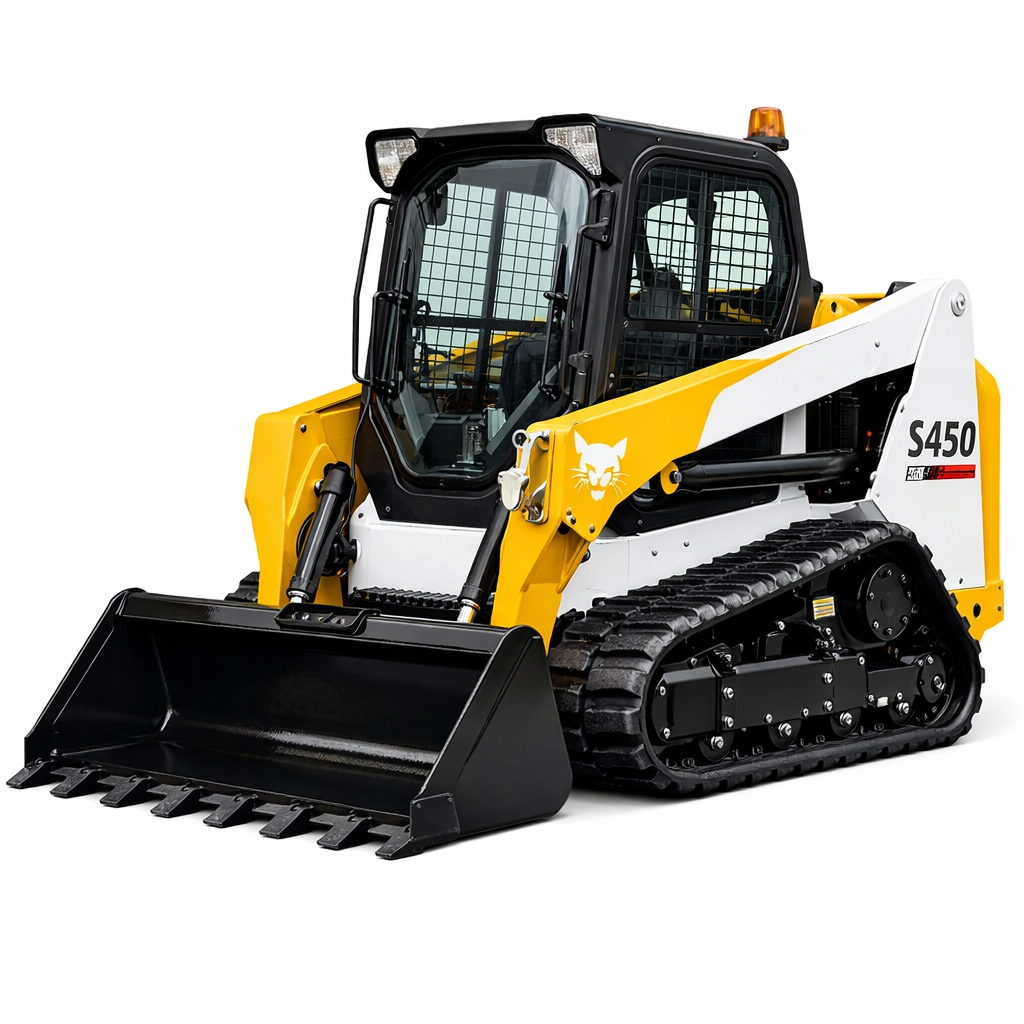 بوبكات S450 جنزير للايجار في الرياض