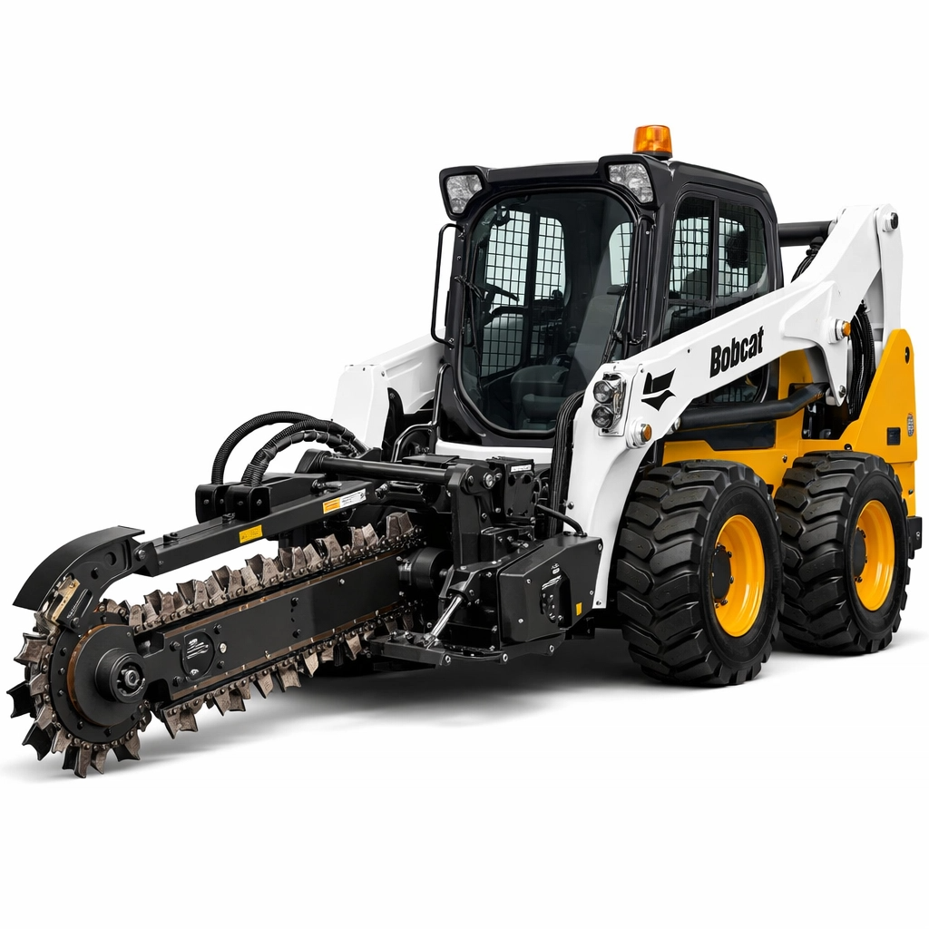 بوبكات ترنشر لقص الأسفلت في الرياض