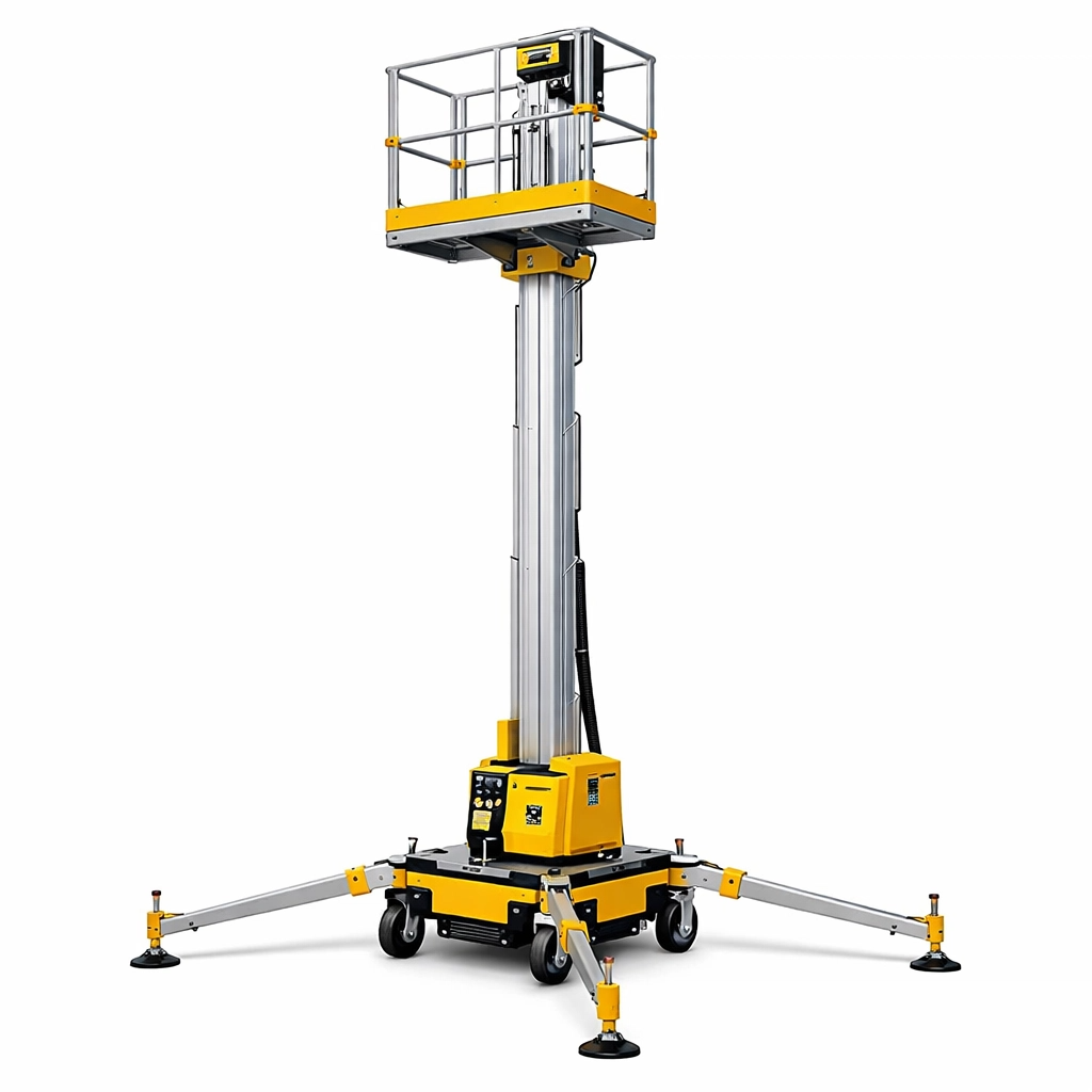 منصة رفع أحادية العمود للايجار في الرياض